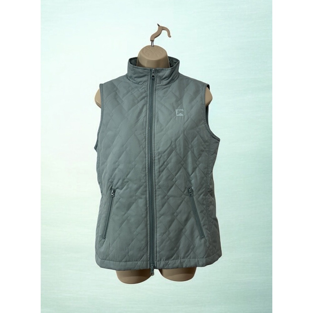 Riding Sport Equestrian Womens Snow Canyon Vest Size Medium Ice Blue
